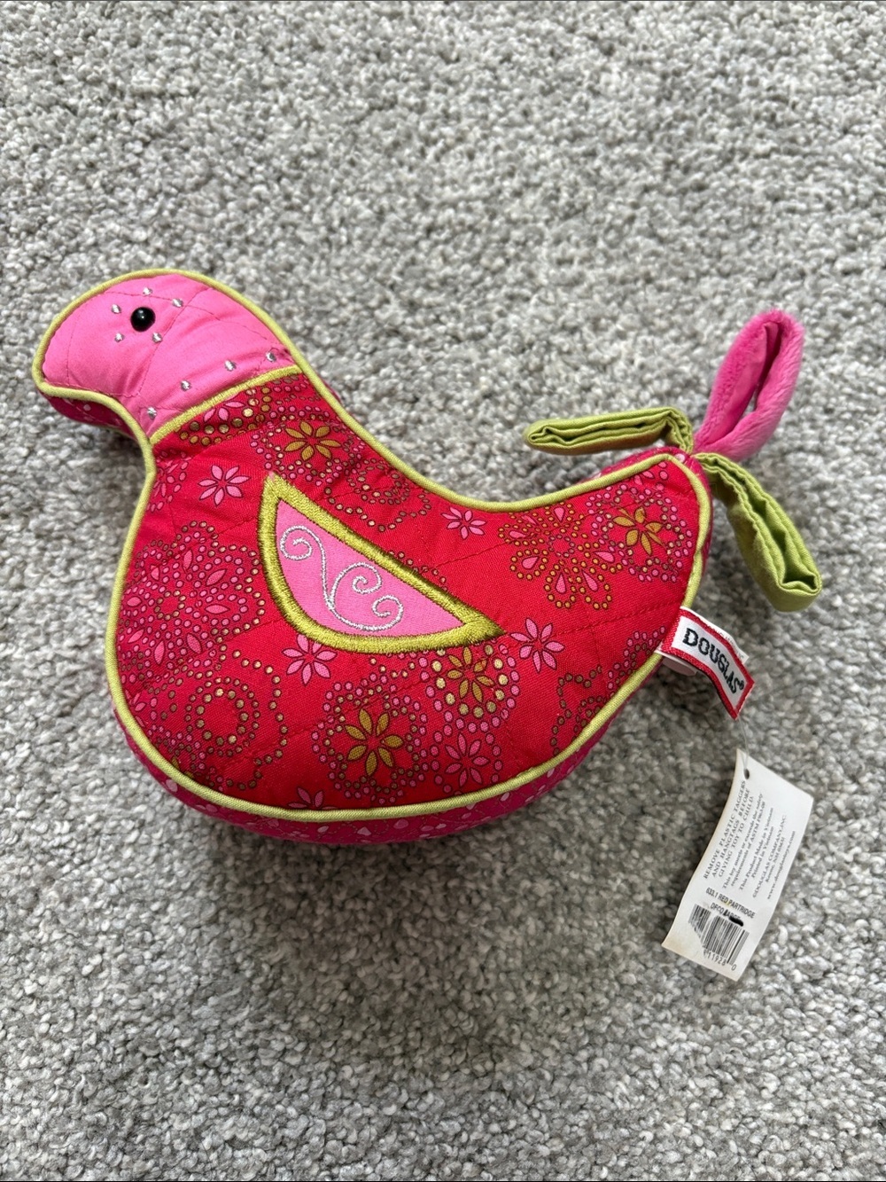 New! Douglas Red Partridge Decoration